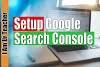 How to setup google search console?