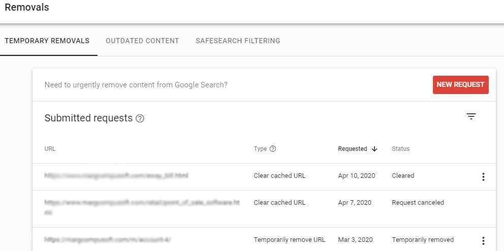 How to setup google search console? removal tool in search console