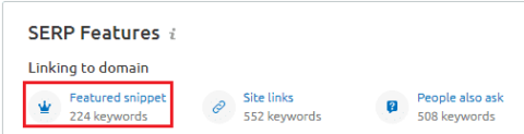How to optimize for Google featured snippets semrush serp features