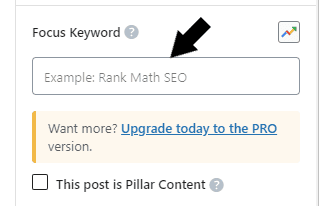 How to Score 100 in Rank Math SEO Plugin Rank Math SEO Plugin focus Keyword
